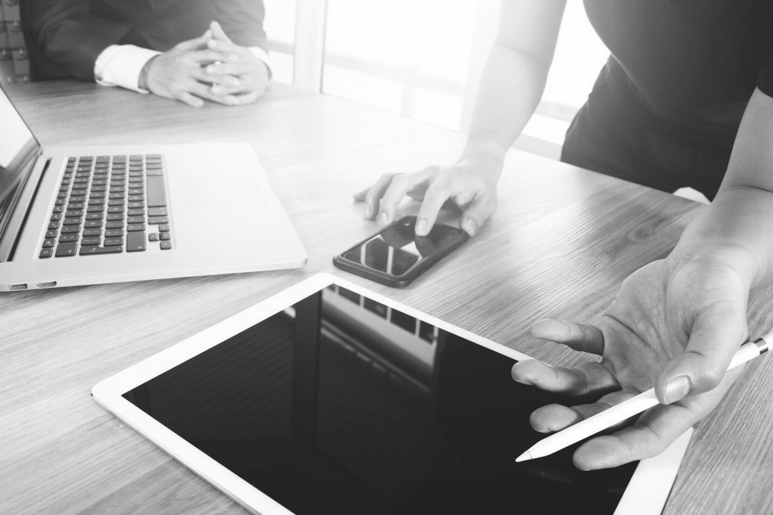 Student workspace showing project development stages